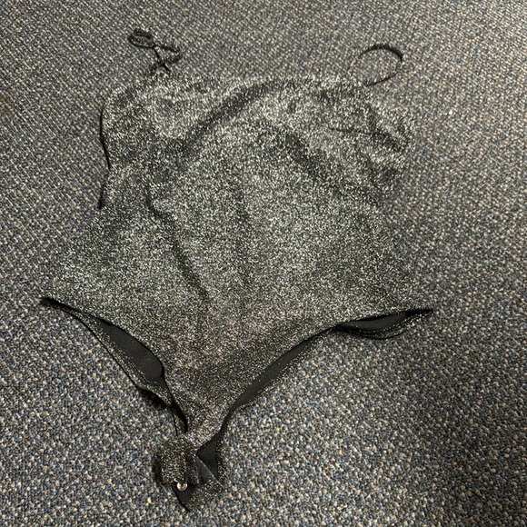 Forever 21 metallic bodysuit M // 051892 - Picture 1 of 2